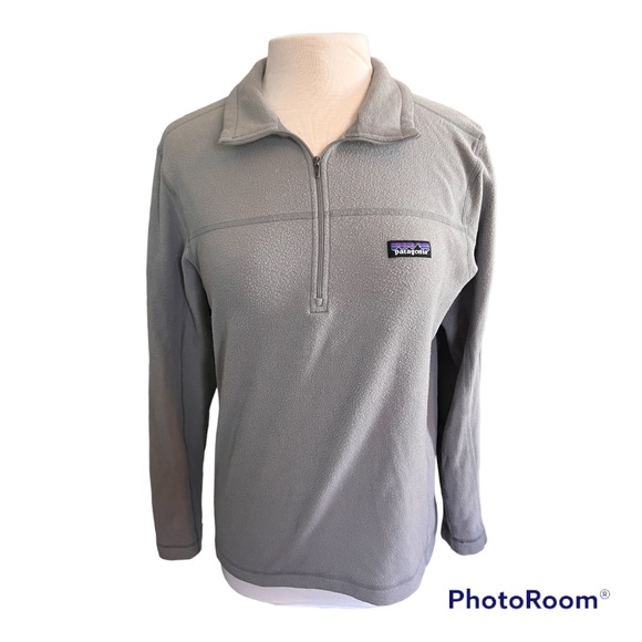 Patagonia Other - Patagonia Gray Micro D Quarter Zip - Small